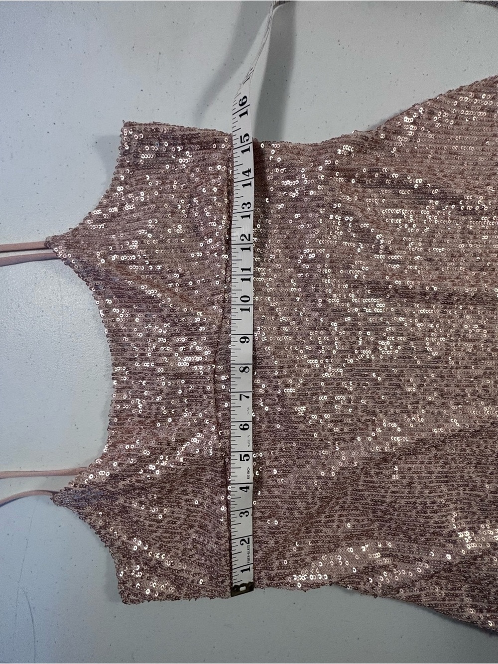 Altar'd State Rose Gold Sequin Slip Mini Dress - Picture 4 of 7